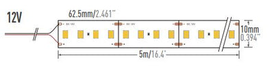 LED valonauha, 5m 12V, 11,5W/m